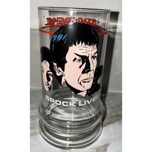 Spock Lives Star Trek III The Search For Spock Glass‎ Taco Bell 1984